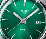 Buy Shop Tissot PRX Green Dial Silver Steel Strap Watch for Women - T137.210.11.081.00 USA Online