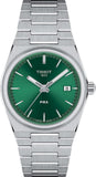 Buy Shop Tissot PRX Green Dial Silver Steel Strap Watch for Women - T137.210.11.081.00 USA Online