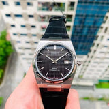 Buy Shop Tissot PRX Powermatic 80 Black Dial Black Leather Strap Watch for Men - T137.407.16.051.00 USA Online