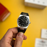 Buy Shop Tissot PRX Powermatic 80 Black Dial Black Leather Strap Watch for Men - T137.407.16.051.00 USA Online