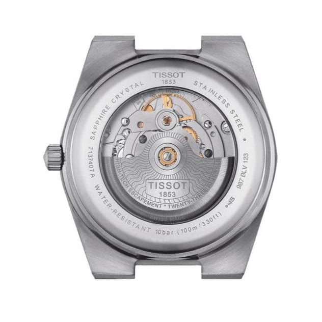 Buy Shop Tissot PRX Powermatic 80 Black Dial Black Leather Strap Watch for Men - T137.407.16.051.00 USA Online