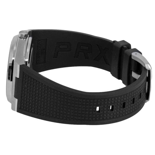 Buy Shop Tissot PRX Powermatic 80 Black Dial Black Rubber Strap Watch for Men - T137.407.17.051.00 USA Online