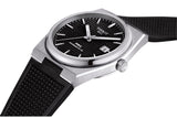 Buy Shop Tissot PRX Powermatic 80 Black Dial Black Rubber Strap Watch for Men - T137.407.17.051.00 USA Online