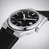 Buy Shop Tissot PRX Powermatic 80 Black Dial Black Rubber Strap Watch for Men - T137.407.17.051.00 USA Online