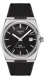 Buy Shop Tissot PRX Powermatic 80 Black Dial Black Rubber Strap Watch for Men - T137.407.17.051.00 USA Online