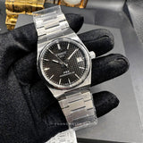 Buy Shop Tissot PRX Powermatic 80 Black Dial Silver Steel Strap Watch for Men - T137.207.11.051.00 USA Online