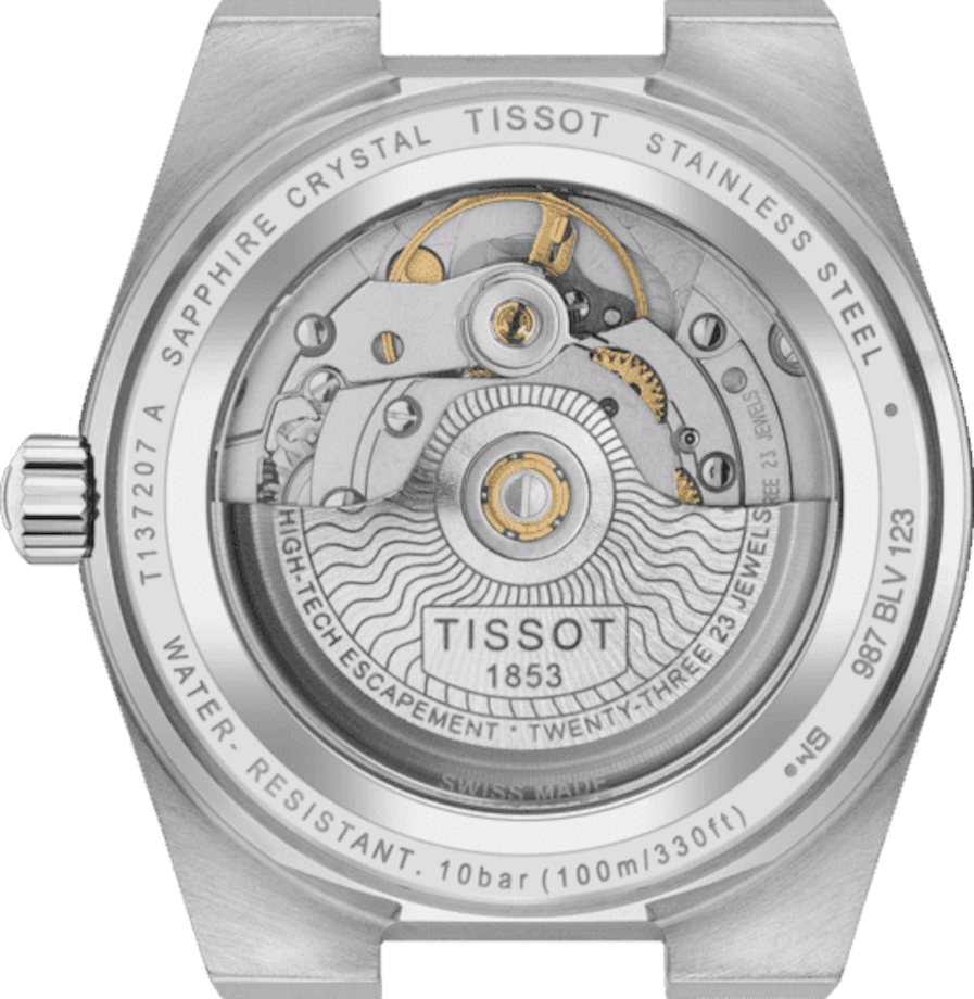 Buy Shop Tissot PRX Powermatic 80 Black Dial Silver Steel Strap Watch for Men - T137.207.11.051.00 USA Online