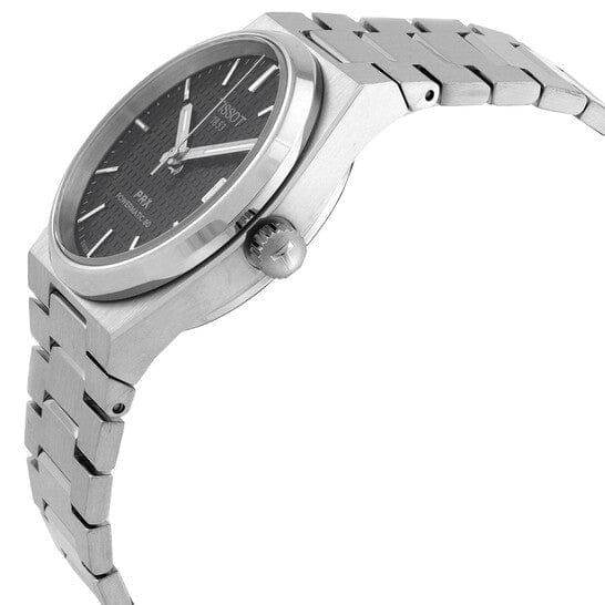 Buy Shop Tissot PRX Powermatic 80 Black Dial Silver Steel Strap Watch for Men - T137.207.11.051.00 USA Online