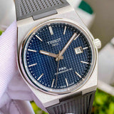 Buy Shop Tissot PRX Powermatic 80 Blue Dial Black Rubber Strap Watch for Men - T137.407.17.041.00 USA Online