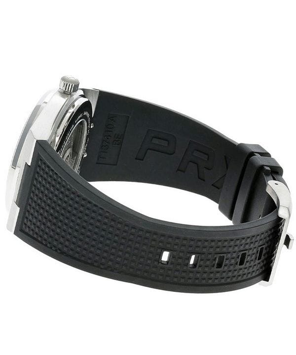 Buy Shop Tissot PRX Powermatic 80 Blue Dial Black Rubber Strap Watch for Men - T137.407.17.041.00 USA Online