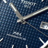 Buy Shop Tissot PRX Powermatic 80 Blue Dial Black Rubber Strap Watch for Men - T137.407.17.041.00 USA Online