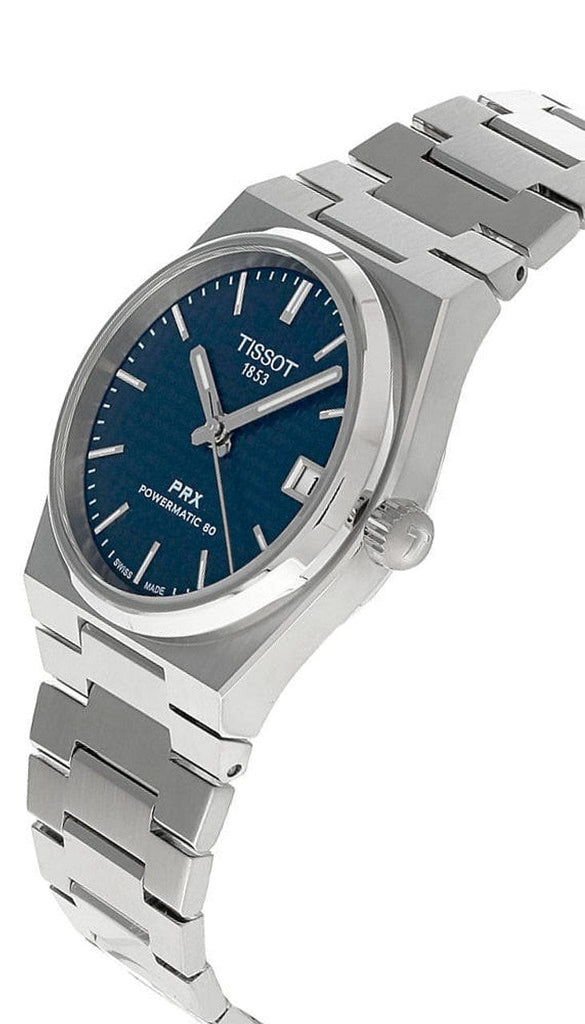 Buy Shop Tissot PRX Powermatic 80 Blue Dial Silver Steel Strap Watch for Men - T137.207.11.041.00 USA Online