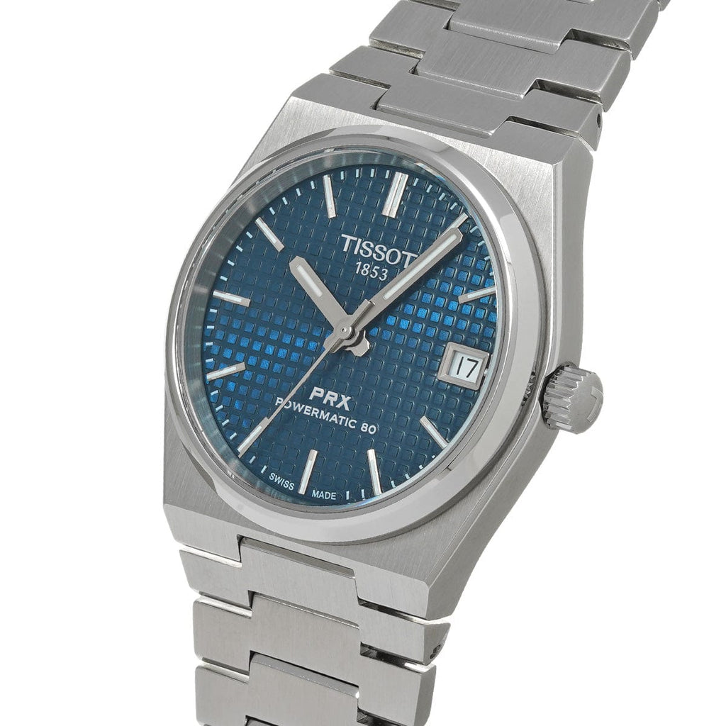 Buy Shop Tissot PRX Powermatic 80 Blue Dial Silver Steel Strap Watch for Men - T137.207.11.041.00 USA Online