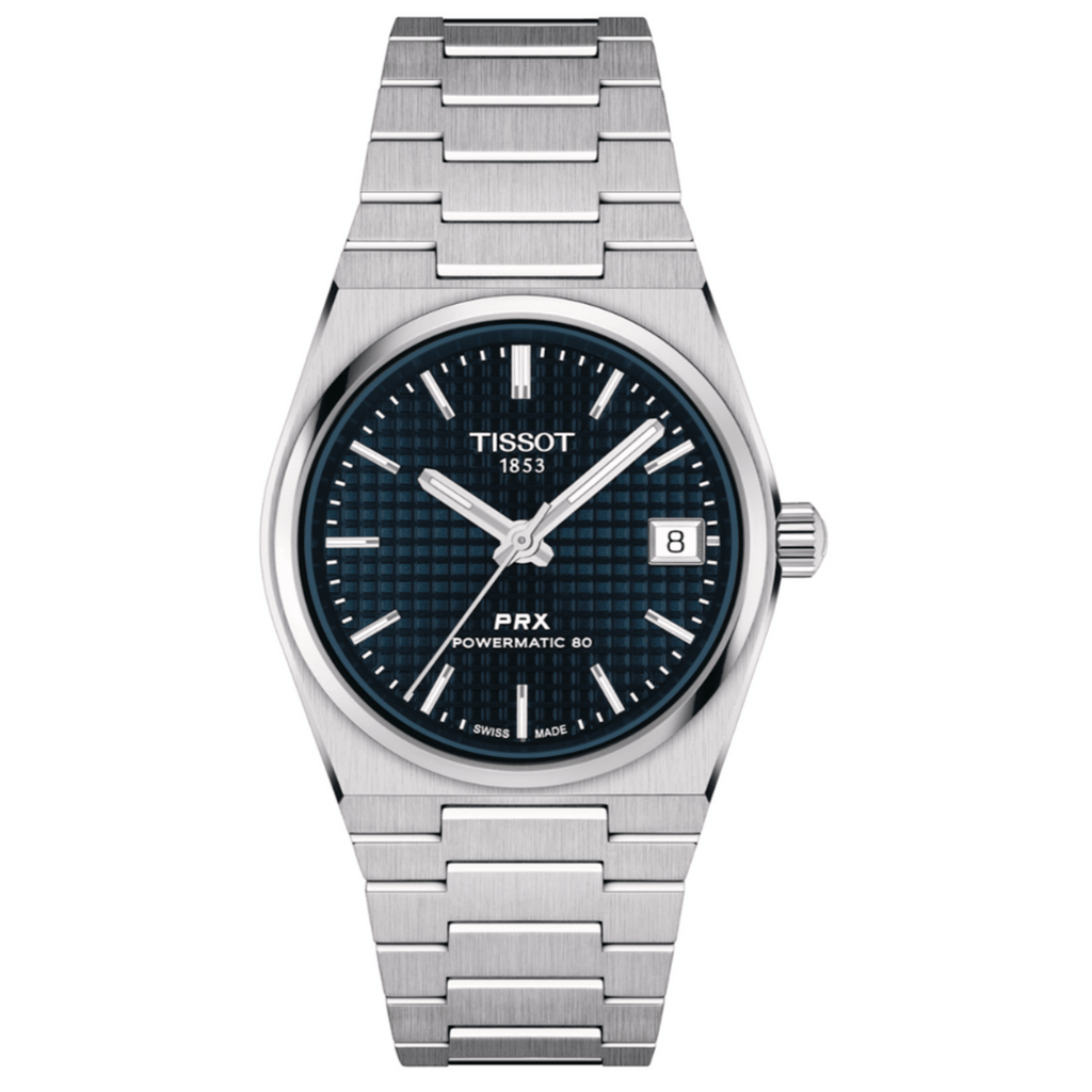 Buy Shop Tissot PRX Powermatic 80 Blue Dial Silver Steel Strap Watch for Men - T137.207.11.041.00 USA Online