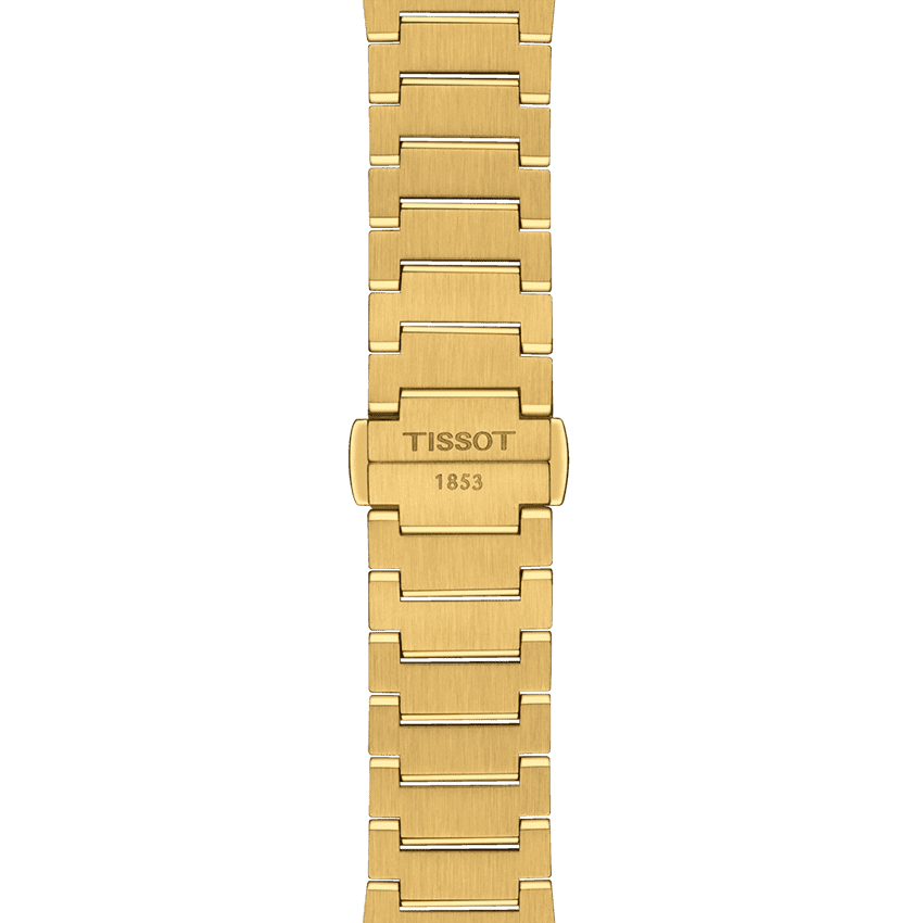 Buy Shop Tissot PRX Powermatic 80 Gold Dial Gold Steel Strap Watch for Men - T137.207.33.021.00 USA Online