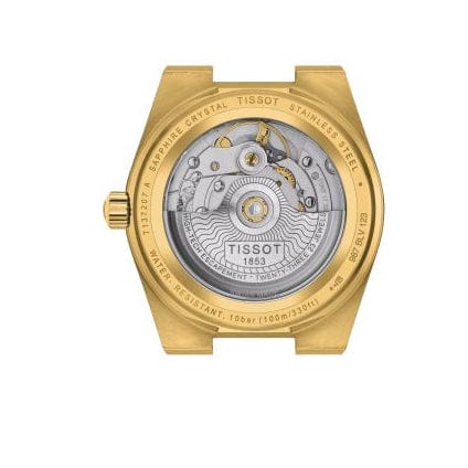Buy Shop Tissot PRX Powermatic 80 Gold Dial Gold Steel Strap Watch for Men - T137.207.33.021.00 USA Online