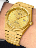 Buy Shop Tissot PRX Powermatic 80 Gold Dial Gold Steel Strap Watch for Men - T137.407.33.021.00 USA Online