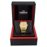 Buy Shop Tissot PRX Powermatic 80 Gold Dial Gold Steel Strap Watch for Men - T137.407.33.021.00 USA Online
