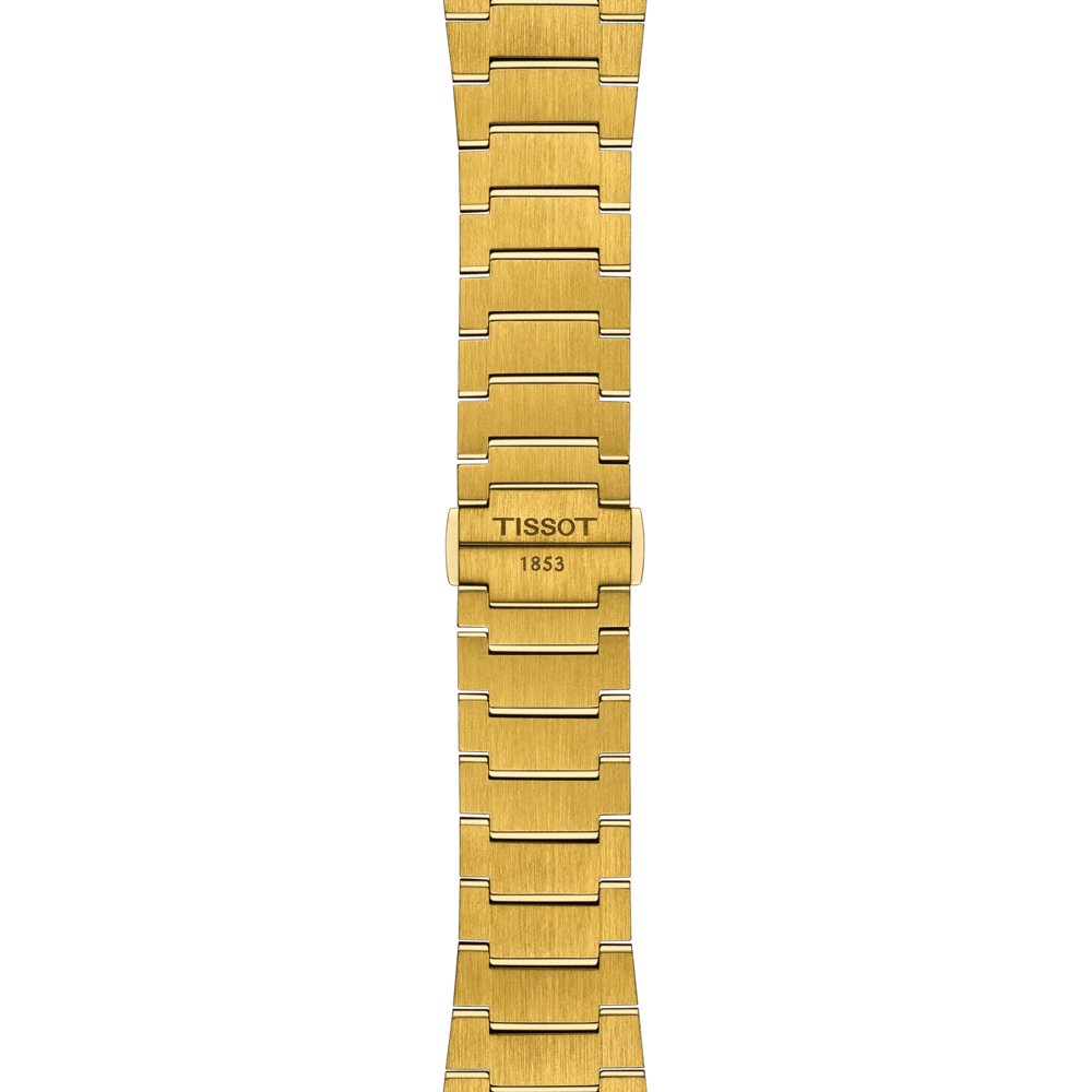 Buy Shop Tissot PRX Powermatic 80 Gold Dial Gold Steel Strap Watch for Men - T137.407.33.021.00 USA Online