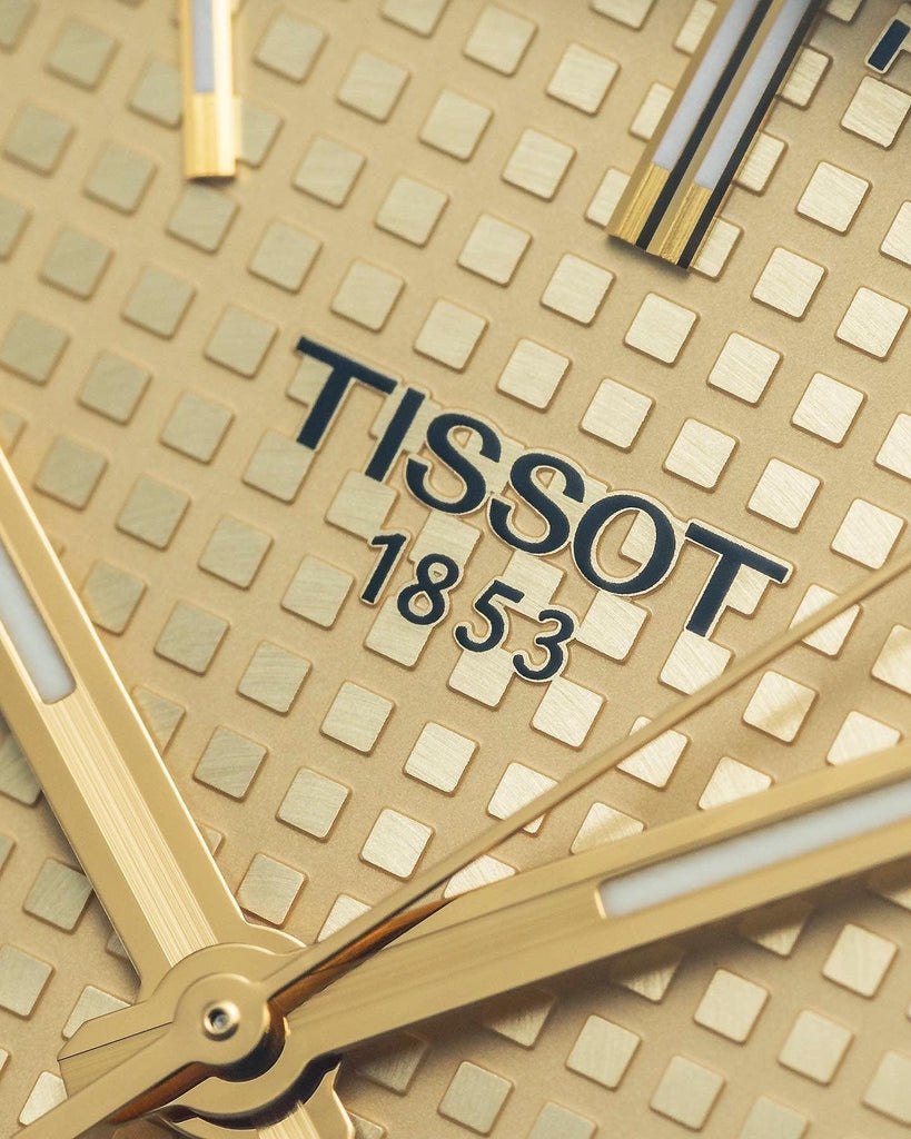 Buy Shop Tissot PRX Powermatic 80 Gold Dial Gold Steel Strap Watch for Men - T137.407.33.021.00 USA Online