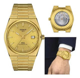Buy Shop Tissot PRX Powermatic 80 Gold Dial Gold Steel Strap Watch for Men - T137.407.33.021.00 USA Online
