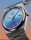 Buy Shop Tissot PRX Powermatic 80 Gradient Blue Dial Silver Steel Strap Watch for Men - T137.407.11.351.01 USA Online