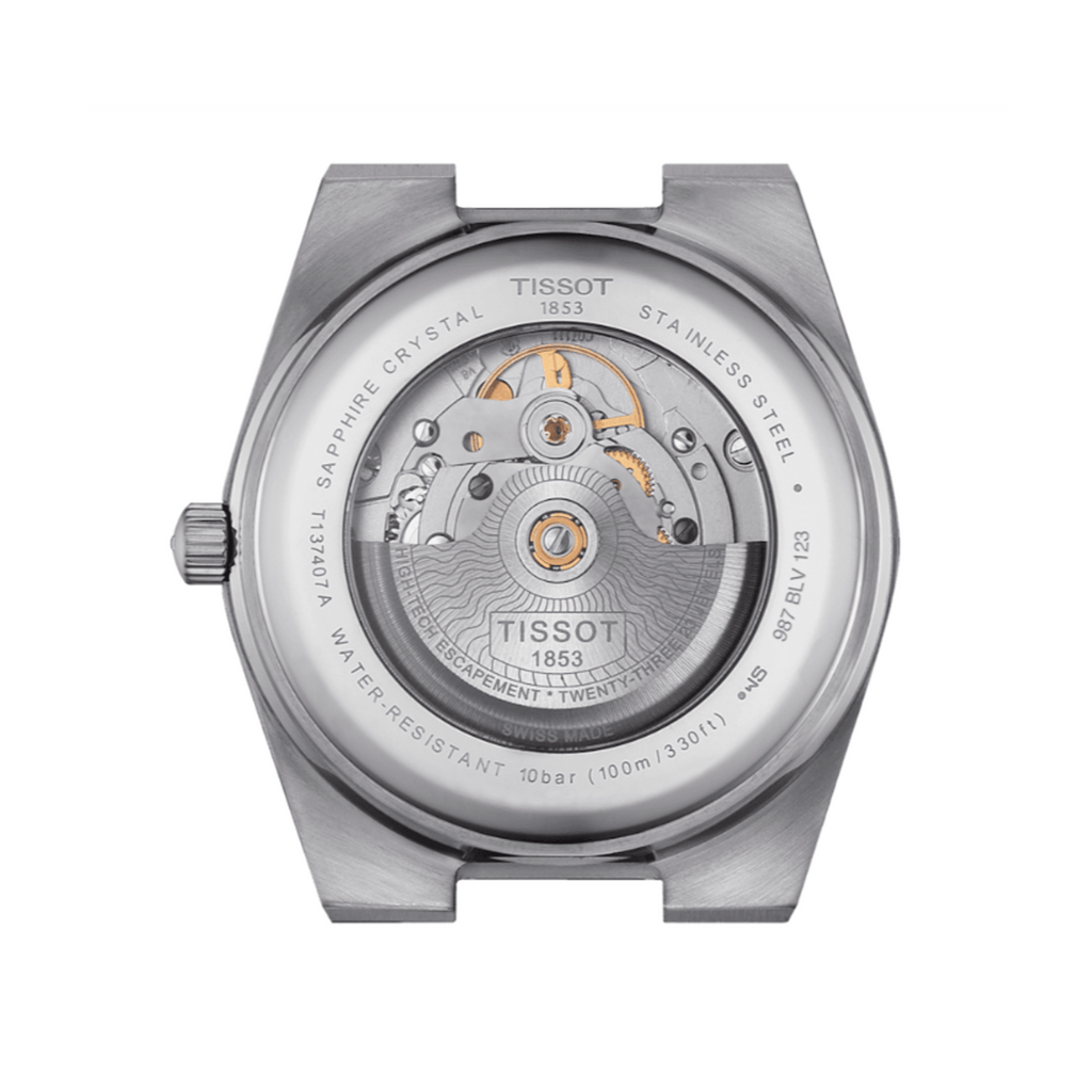 Buy Shop Tissot PRX Powermatic 80 Gradient Blue Dial Silver Steel Strap Watch for Men - T137.407.11.351.01 USA Online