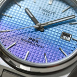 Buy Shop Tissot PRX Powermatic 80 Gradient Blue Dial Silver Steel Strap Watch for Men - T137.407.11.351.01 USA Online