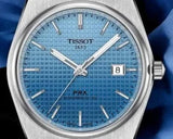 Buy Shop Tissot PRX Powermatic 80 Gradient Blue Dial Silver Steel Strap Watch for Men - T137.407.11.351.01 USA Online