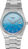 Buy Shop Tissot PRX Powermatic 80 Gradient Blue Dial Silver Steel Strap Watch for Men - T137.407.11.351.01 USA Online