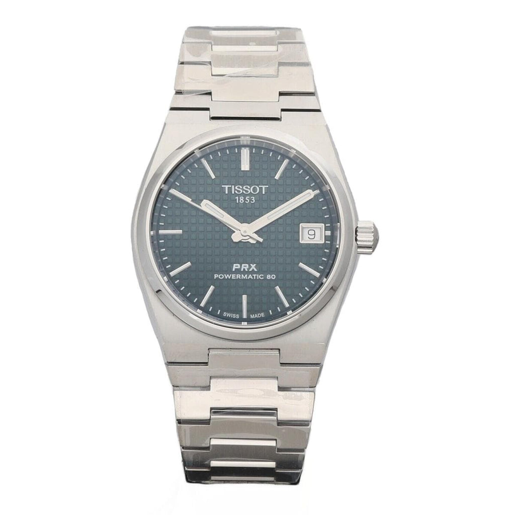 Buy Shop Tissot PRX Powermatic 80 Green Dial Silver Steel Strap Watch for Men - T137.207.11.091.00 USA Online