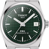 Buy Shop Tissot PRX Powermatic 80 Green Dial Silver Steel Strap Watch for Men - T137.207.11.091.00 USA Online