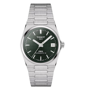 Buy Shop Tissot PRX Powermatic 80 Green Dial Silver Steel Strap Watch for Men - T137.207.11.091.00 USA Online