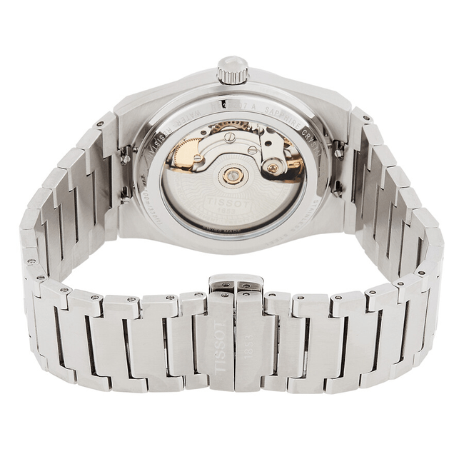 Buy Shop Tissot PRX Powermatic 80 Light Green Dial Silver Steel Strap Watch for Men - T137.207.11.091.01 USA Online