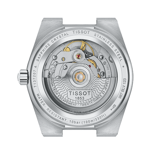 Buy Shop Tissot PRX Powermatic 80 Light Green Dial Silver Steel Strap Watch for Men - T137.207.11.091.01 USA Online