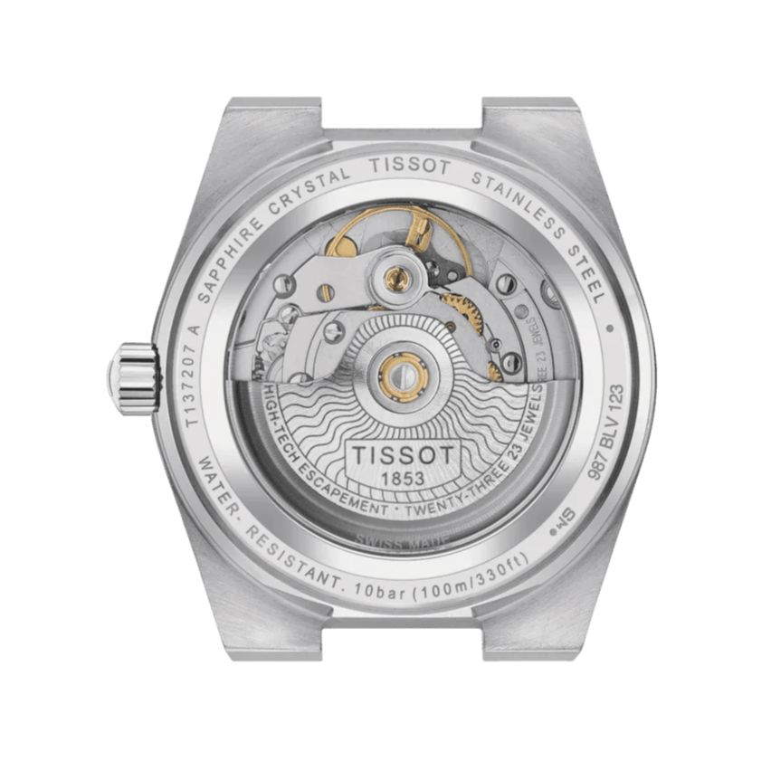 Buy Shop Tissot PRX Powermatic 80 Light Green Dial Silver Steel Strap Watch for Men - T137.207.11.091.01 USA Online