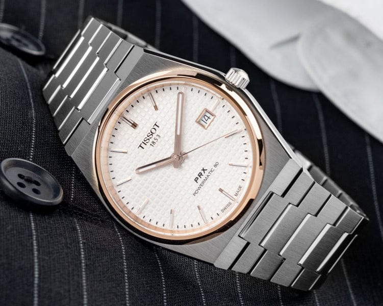 Buy Shop Tissot PRX Powermatic 80 Silver Dial Silver Steel Strap Watch For Men - T137.407.21.031.00 USA Online