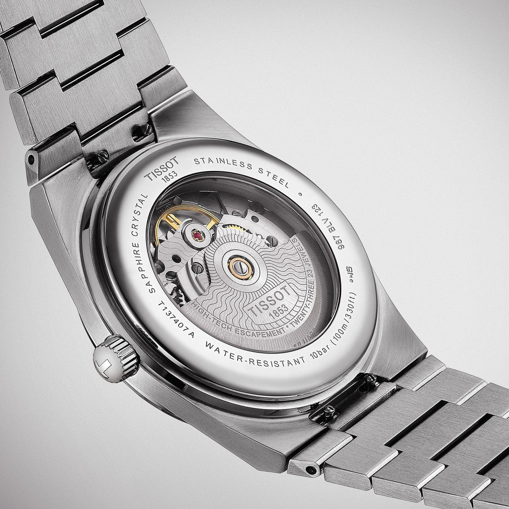 Buy Shop Tissot PRX Powermatic 80 Silver Dial Silver Steel Strap Watch For Men - T137.407.21.031.00 USA Online