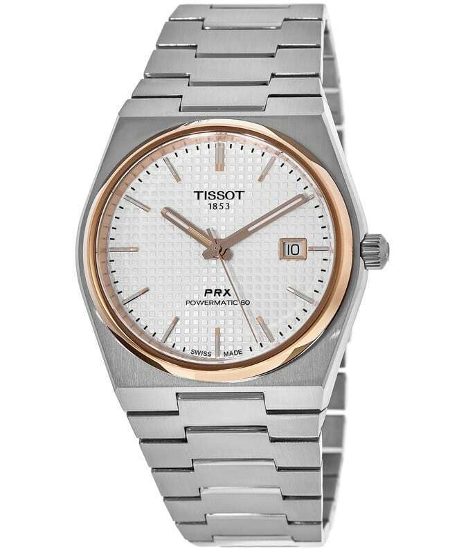 Buy Shop Tissot PRX Powermatic 80 Silver Dial Silver Steel Strap Watch For Men - T137.407.21.031.00 USA Online