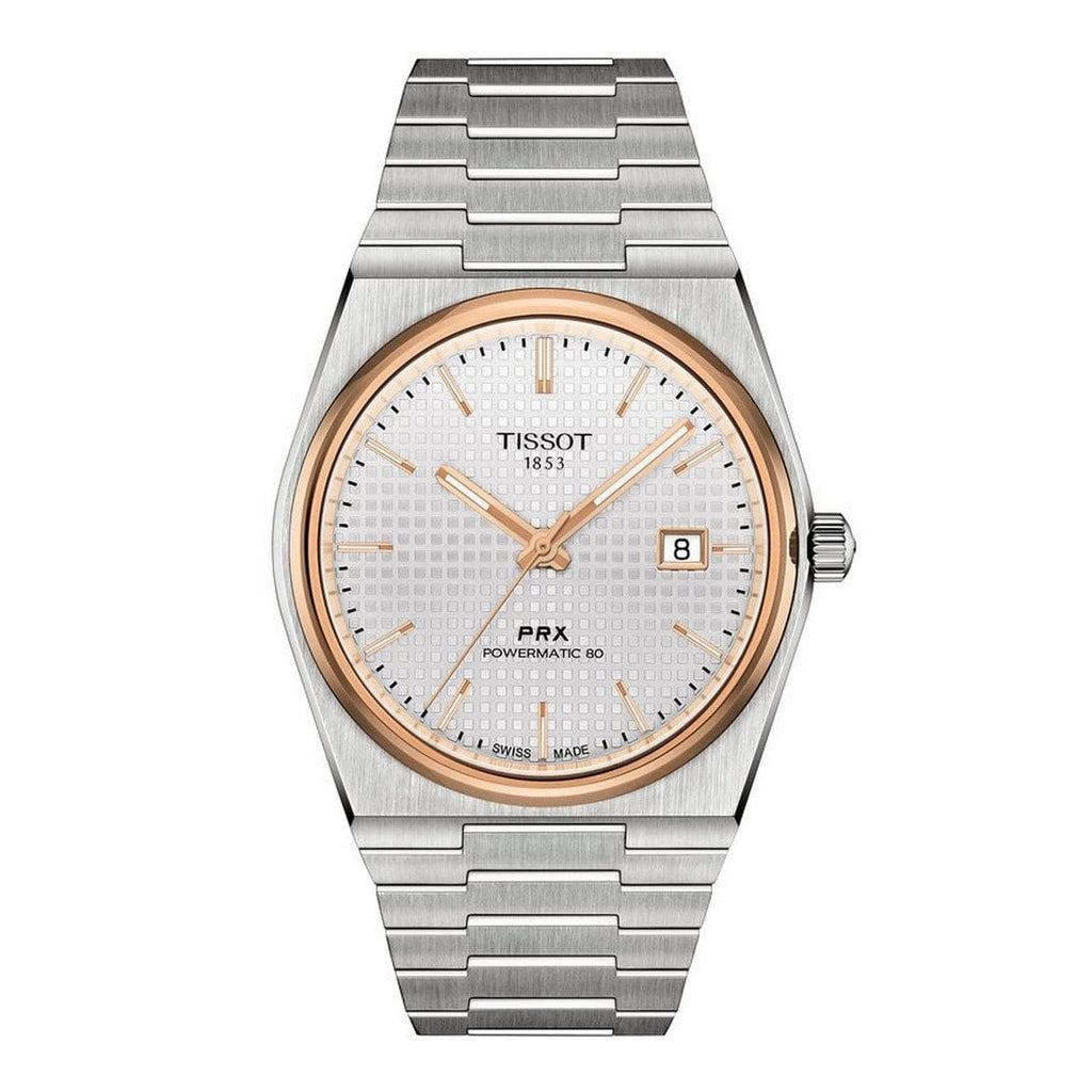 Buy Shop Tissot PRX Powermatic 80 Silver Dial Silver Steel Strap Watch For Men - T137.407.21.031.00 USA Online