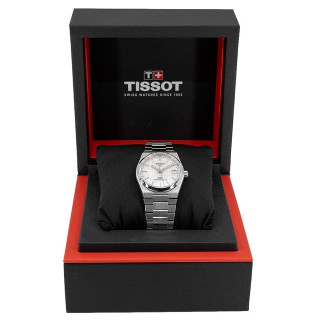 Buy Shop Tissot PRX Powermatic 80 White Dial Silver Steel Strap Watch for Men - T137.207.11.111.00 USA Online