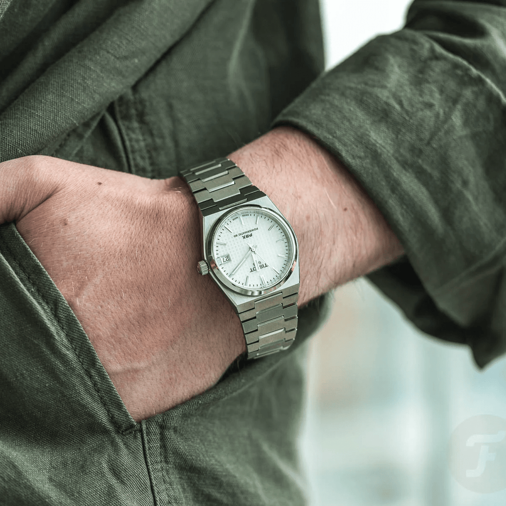 Buy Shop Tissot PRX Powermatic 80 White Dial Silver Steel Strap Watch for Men - T137.207.11.111.00 USA Online