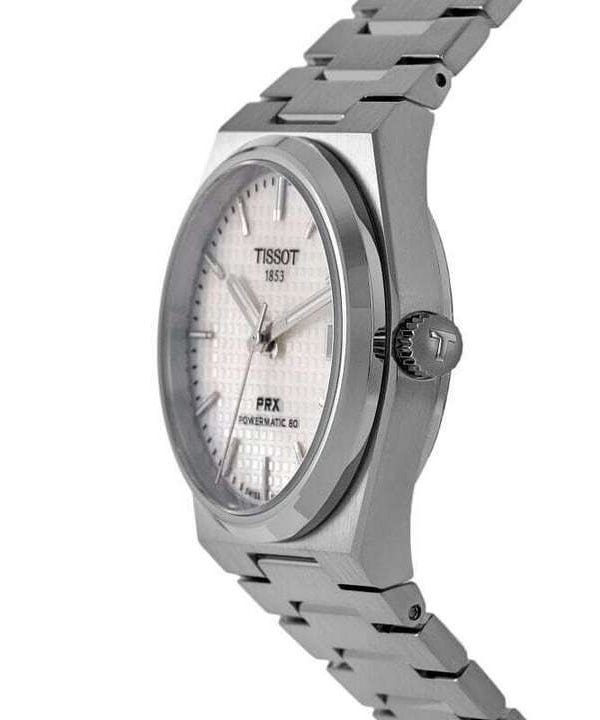 Buy Shop Tissot PRX Powermatic 80 White Dial Silver Steel Strap Watch for Men - T137.207.11.111.00 USA Online