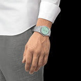 Buy Shop Tissot PRX Quartz Light Green Dial Silver Steel Strap Watch for Men - T137.410.11.091.01 USA Online