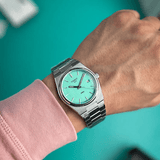 Buy Shop Tissot PRX Quartz Light Green Dial Silver Steel Strap Watch for Men - T137.410.11.091.01 USA Online