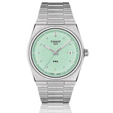 Buy Shop Tissot PRX Quartz Light Green Dial Silver Steel Strap Watch for Men - T137.410.11.091.01 USA Online