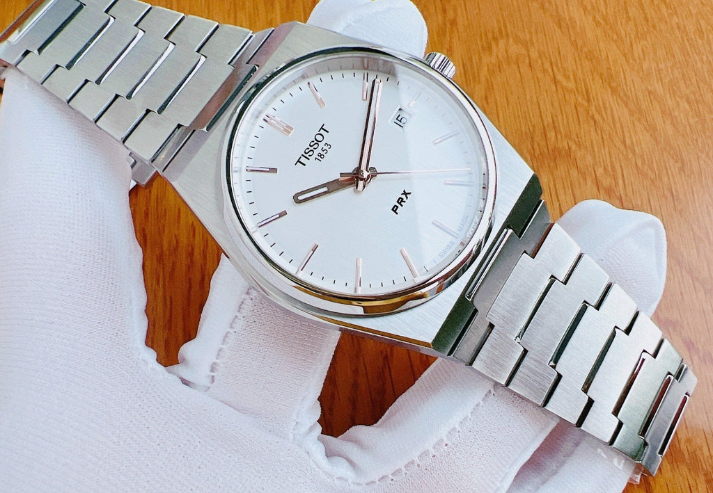 Buy Shop Tissot PRX Quartz Silver Dial Silver Steel Strap Watch for Men - T137.410.11.031.00 USA Online