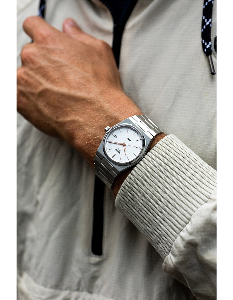 Buy Shop Tissot PRX Quartz Silver Dial Silver Steel Strap Watch for Men - T137.410.11.031.00 USA Online