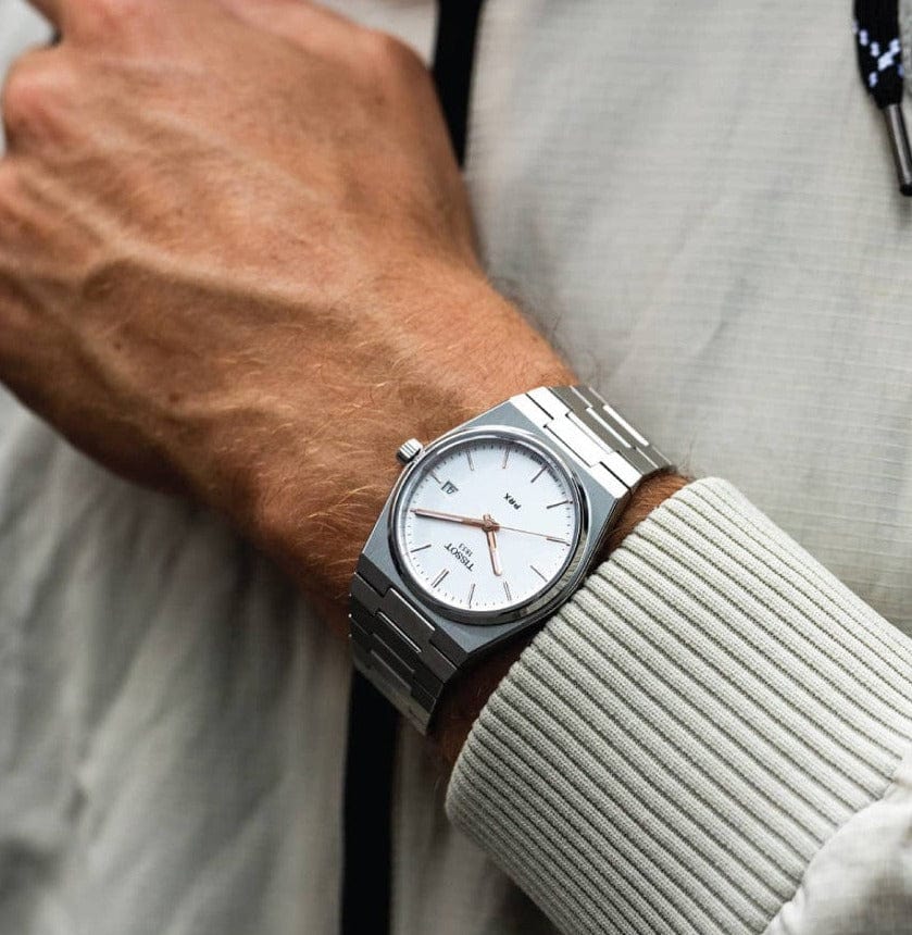 Buy Shop Tissot PRX Quartz Silver Dial Silver Steel Strap Watch for Men - T137.410.11.031.00 USA Online