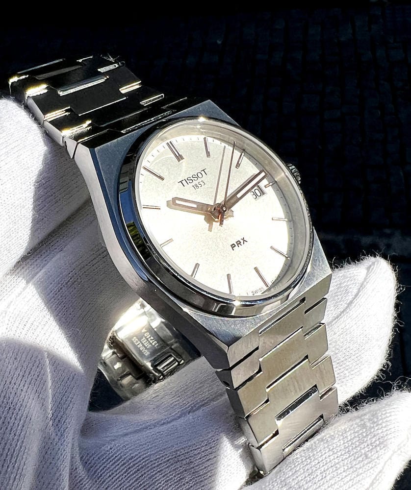 Buy Shop Tissot PRX Silver Dial Silver Steel Strap Watch For Women - T137.210.11.031.00 USA Online